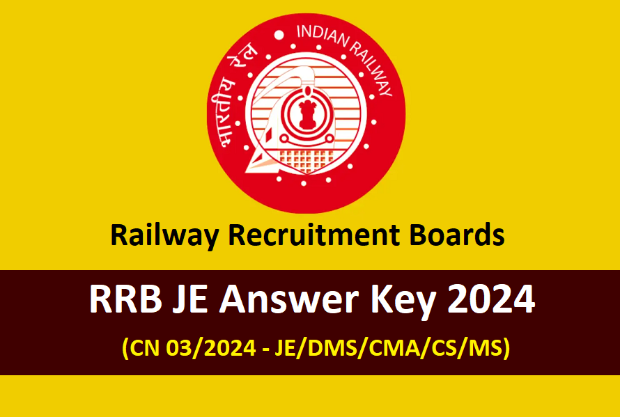 Rrb Je Answer Key Junior Engineer Cbt Release On Check Sie