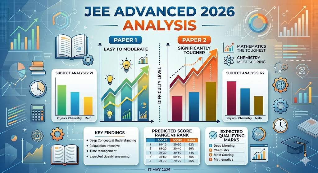 JEE Advanced 2026 Analysis and Difficult...